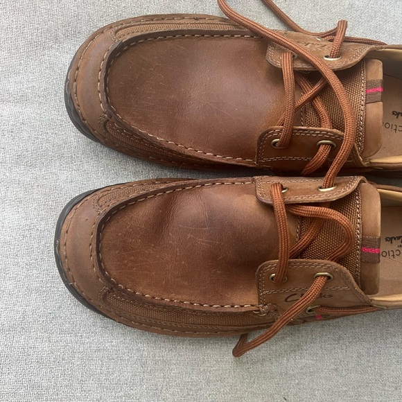 Clarks Leather Boat Shoes - Picture 6 of 14